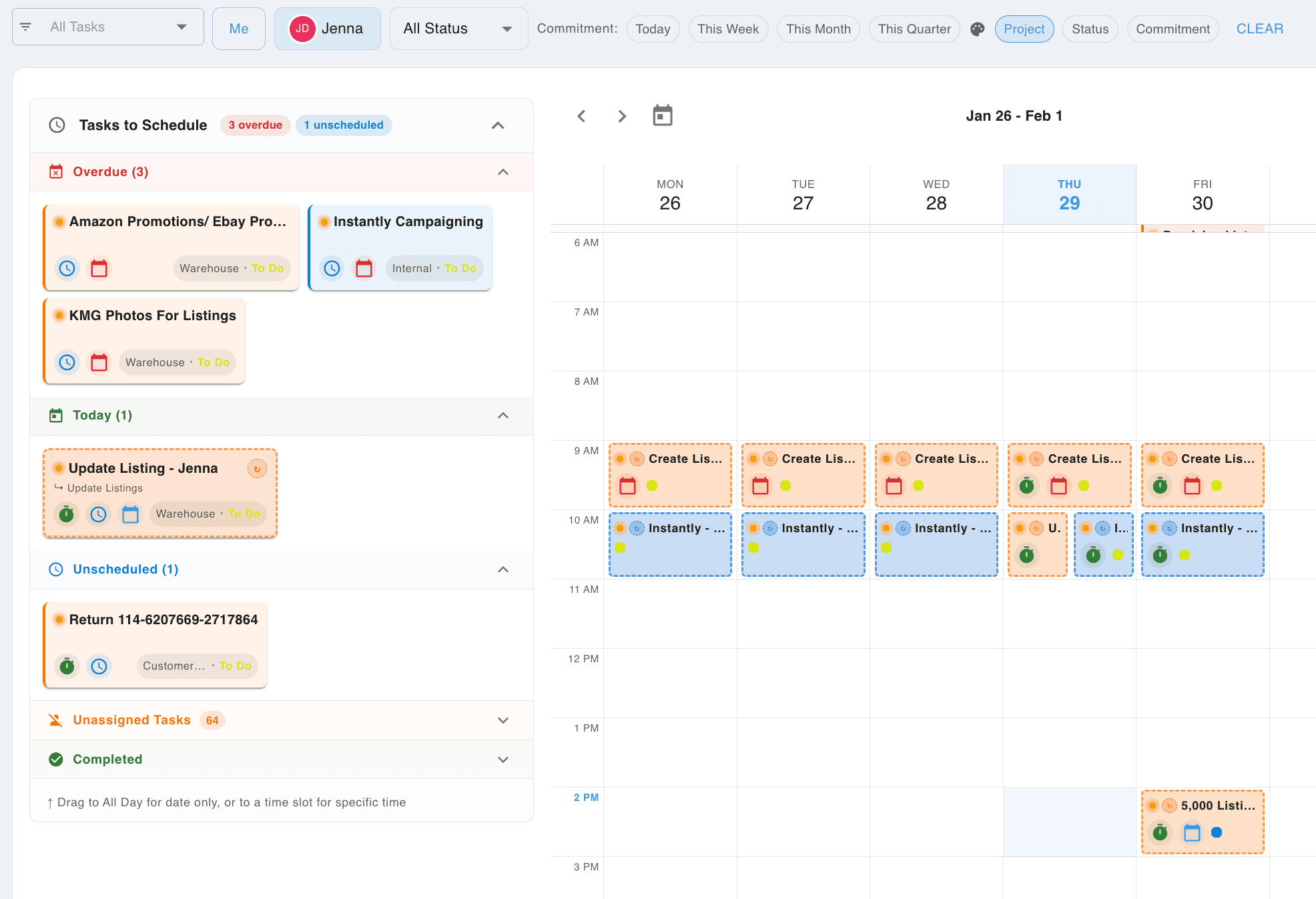 OneApp CRM Dashboard
