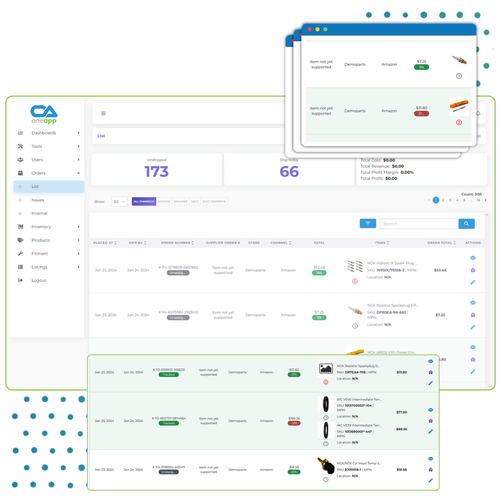 OneApp Ecommerce Management App Solutions