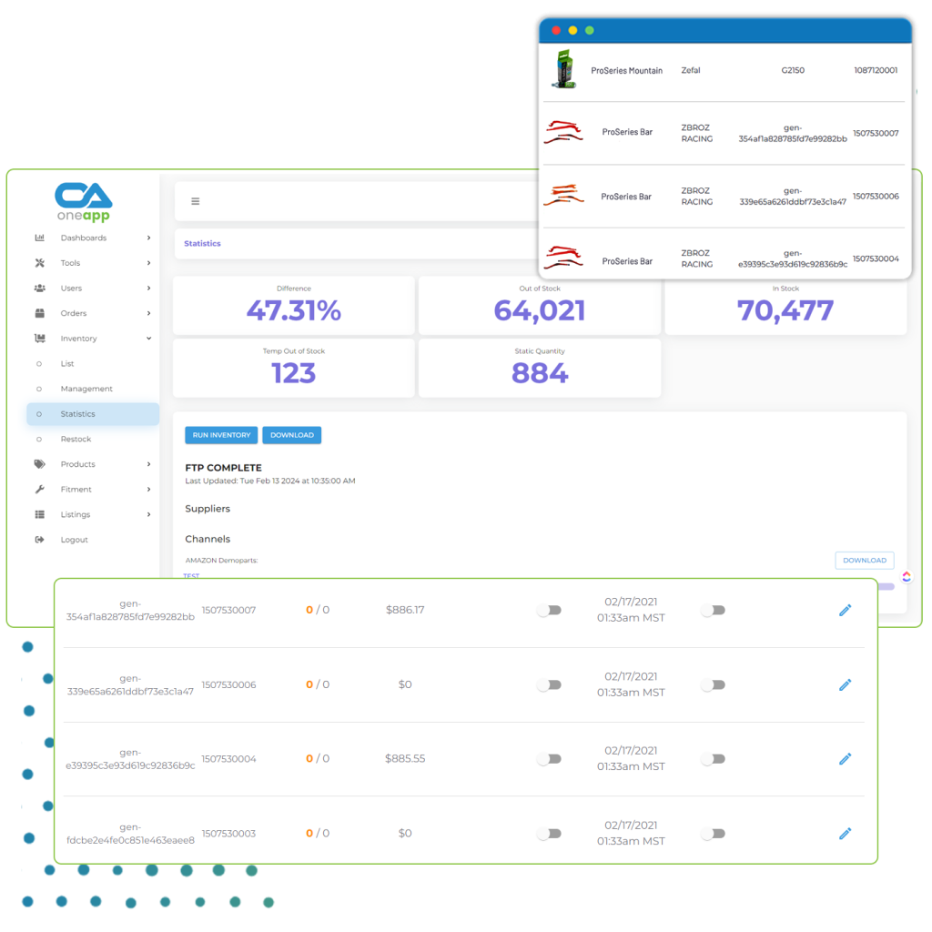 OneApp Ecommerce Management App Solutions